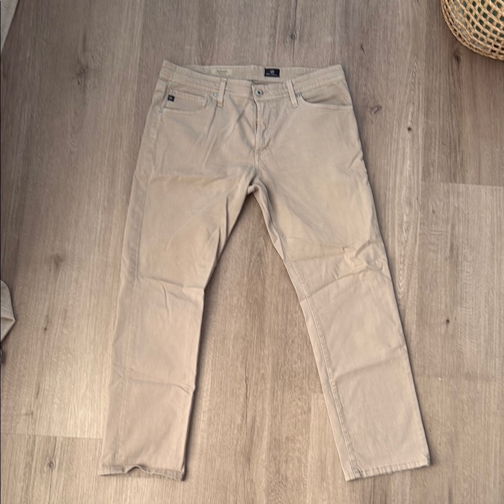 AG khaki the graduate pants